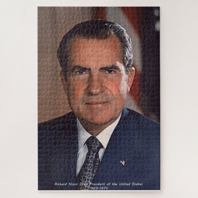 Richard Nixon 37. Präsident der Vereinigten Staate Puzzle (Vertikal)