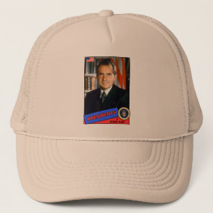 Richard Nixon Baseball Card Truckerkappe
