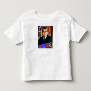 Richard Nixon Baseballkarte Kleinkind T-shirt