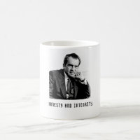 Richard Nixon Honesty and Integrity Coffee Tasse
