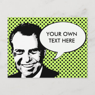 Richard Nixon Postkarte