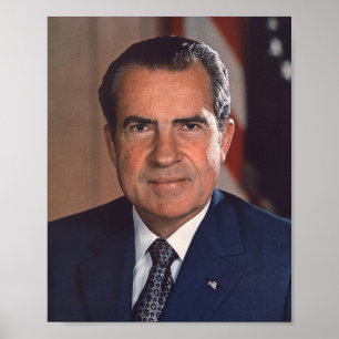 Richard Nixon Presidential Portrait Poster