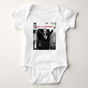 Richard Nixon "Vermisst du mich schon?" Lustige Ge Baby Strampler