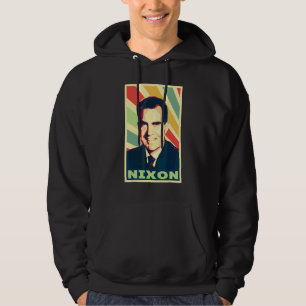 Richard Nixon Vintage-Farben Hoodie