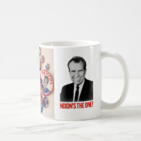 Richard- Nixonknopf-Kollektor-Tasse