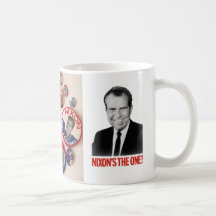 Richard- Nixonknopf-Kollektor-Tasse