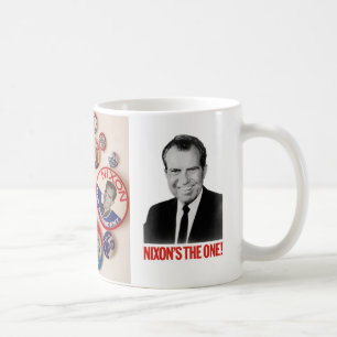 Richard- Nixonknopf-Kollektor-Tasse Tasse
