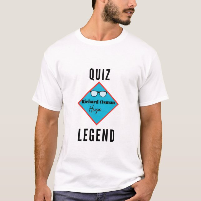 Richard Osman Hiya, Quiz Legend Classic T - Shirt (Vorderseite)