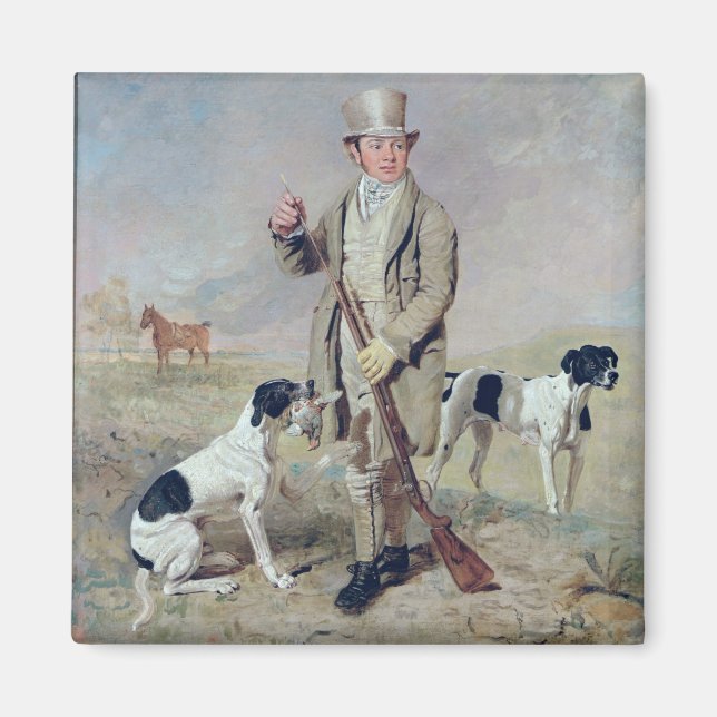 Richard Prince, zusammen mit Damon, dem verstorben Magnet (Vorne)