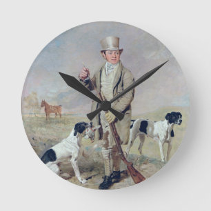 Richard-Prinz, mit Damon, der späte Oberst Melli Runde Wanduhr