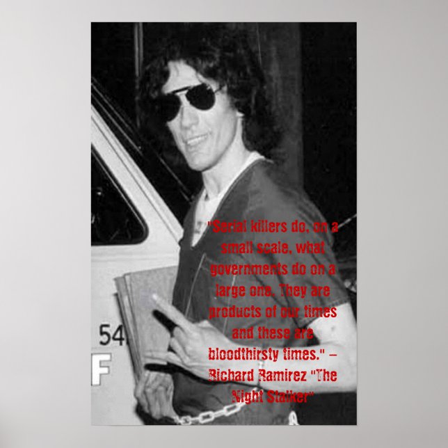 Richard Ramirez Poster (Vorne)