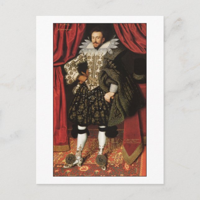 Richard Sackville von William Larkin Postkarte (Vorderseite)