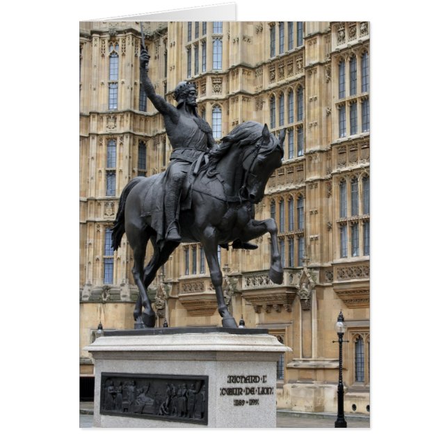 Richard the Lionheart Statue - Parlament - London (Vorne)