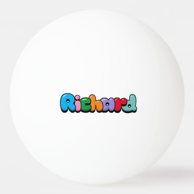 Richard Tischtennisball (Vorderseite)