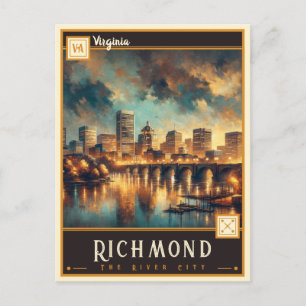 Richard, Virginia Vintage Postkarte