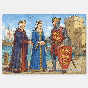 Richard von Löwenherz trifft Berengaria Magnet