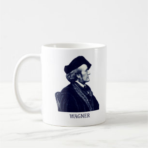 Richard Wagner, blau Kaffeetasse