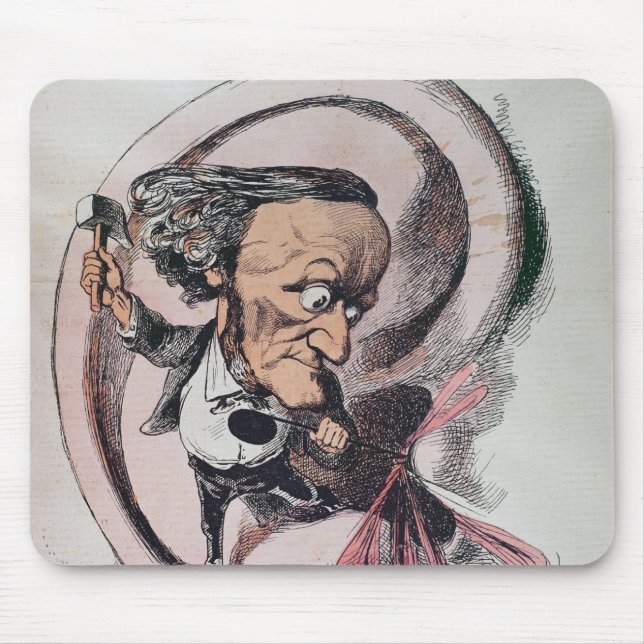 Richard Wagner, der das Trommelfell der Welt Mousepad (Vorne)