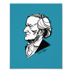 Richard Wagner Fotodruck