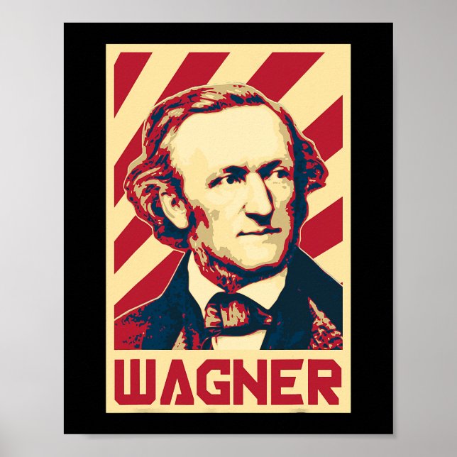 Richard Wagner Klassik Komponist Retro Prop Poster (Vorne)