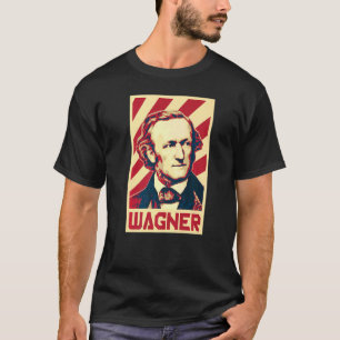 Richard Wagner Klassik Komponist Retro Prop T-Shirt