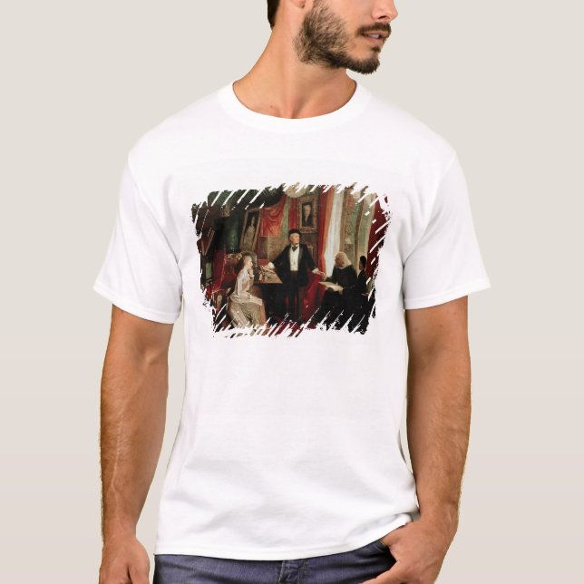 Richard Wagner mit Franz Liszt und Liszts daught T-Shirt (Vorderseite)