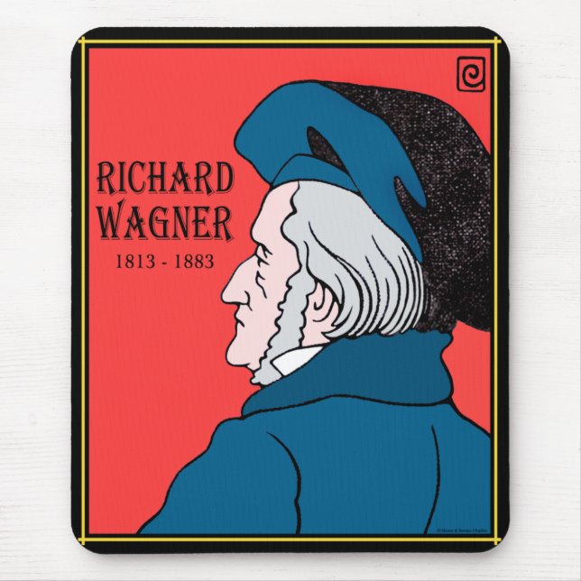 Richard Wagner Mousepad (Vorne)