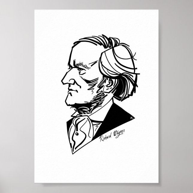 Richard Wagner Poster (Vorne)
