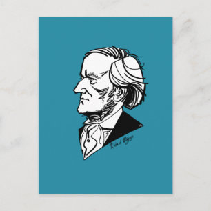 Richard Wagner Postkarte