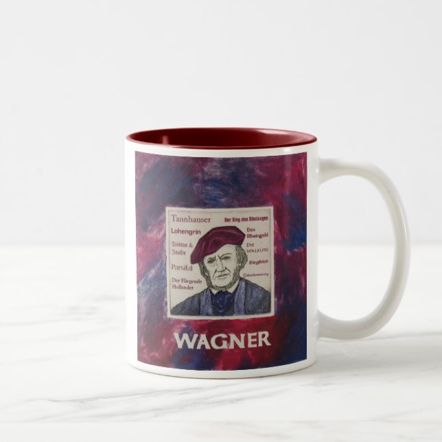Richard- WagnerTasse Zweifarbige Tasse (Rechts)