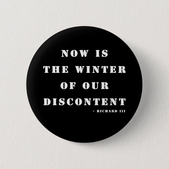 RichardIII4 Button (Vorderseite)