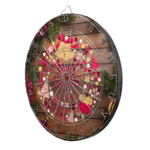 Richard's Familie frohe Weihnachts-Dartboard Dartscheibe