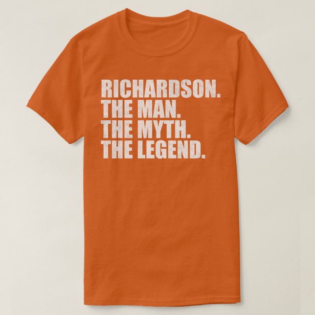 Richardson Richardson Familienname Richardson letz T-Shirt (Design vorne)