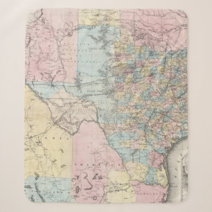 Richardsons neue Karte des Staat von Texas Sherpadecke