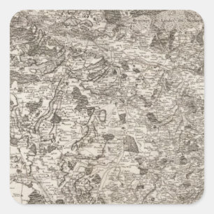 Richelieu, Saumur Quadratischer Aufkleber