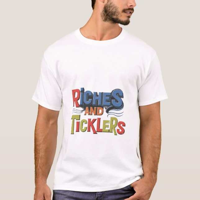 "Riches & Trickles: Inspirierend Zitate für Aspira T-Shirt (Vorderseite)