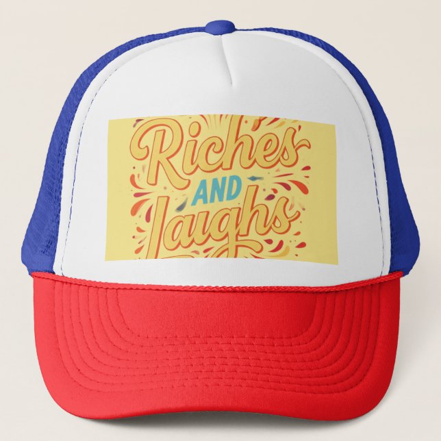 Riches und Laughs Truckerkappe (Vorderseite)