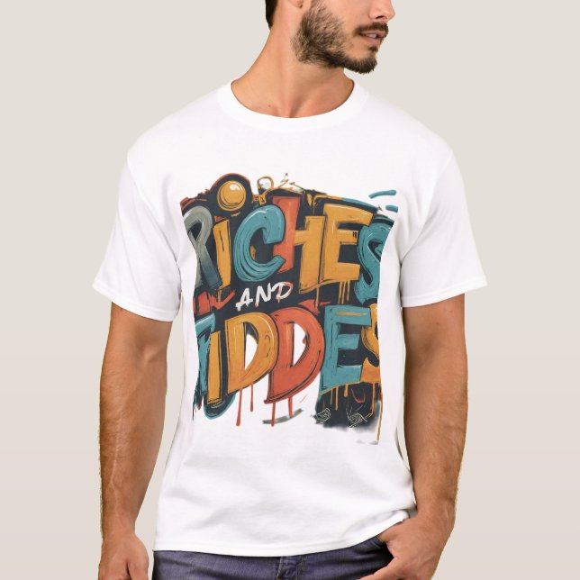 Riches und Rätsel T-Shirt (Vorderseite)