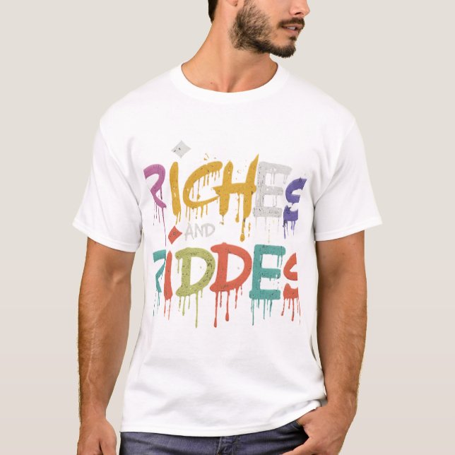 Riches und Rätsel T-Shirt (Vorderseite)