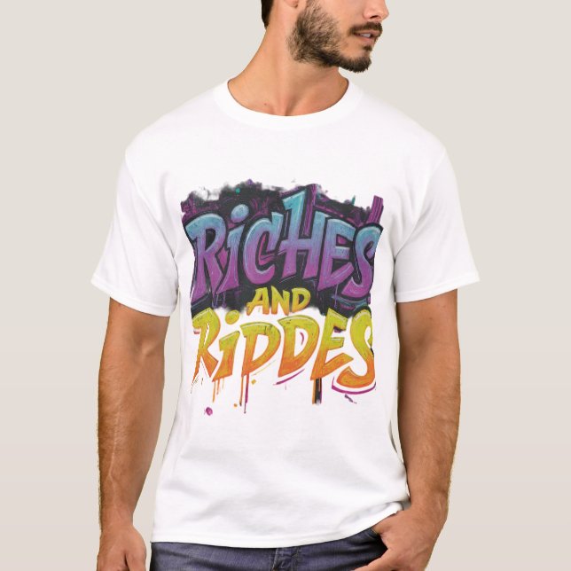 Riches und Rätsel T-Shirt (Vorderseite)