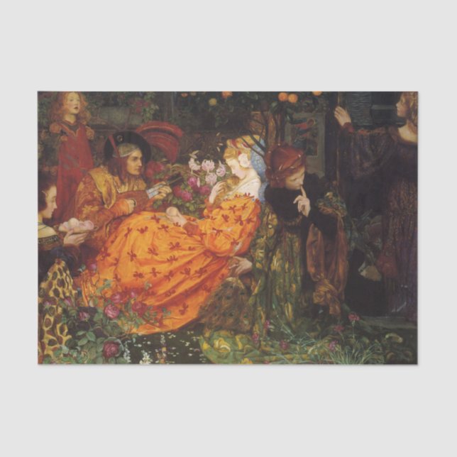 Riches von Eleanor Fortescue-Brickdale Seidenpapier (Vorderseite)