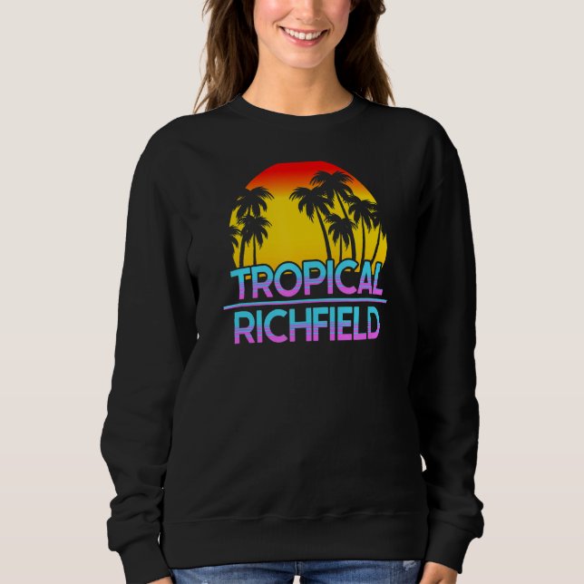 Richfield Minnesota Funny Ironic Weather Sweatshirt (Vorderseite)