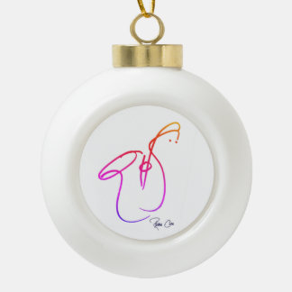 Richie Cole Originale Sax-Art-Museum Keramik Kugel-Ornament