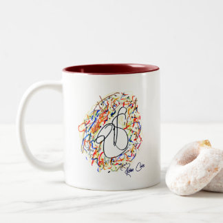 Richie Cole-ursprüngliche Kunst-Tasse Zweifarbige Tasse