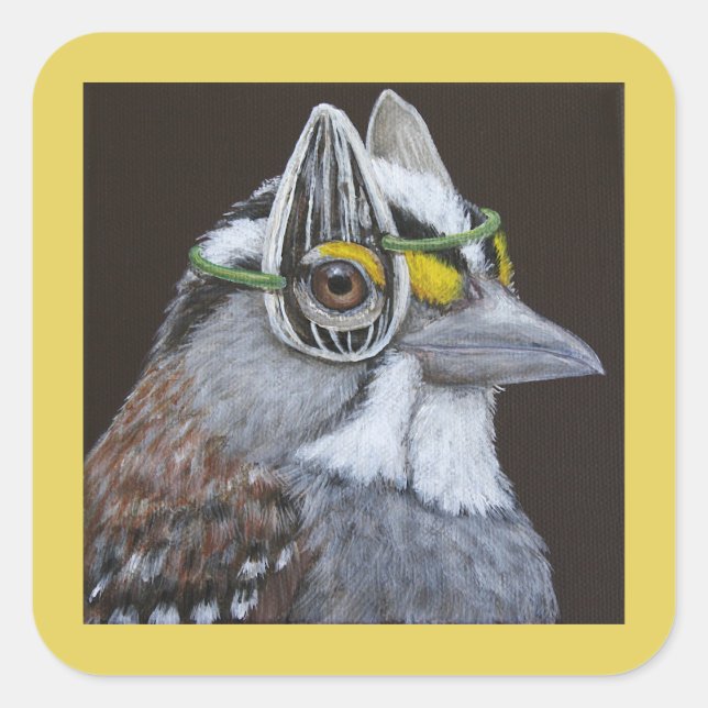 Richie der Spatwurzelaufkleber Quadratischer Aufkleber (Vorderseite)