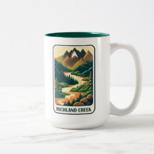 Richland Creek Arkansas Colors Zweifarbige Tasse