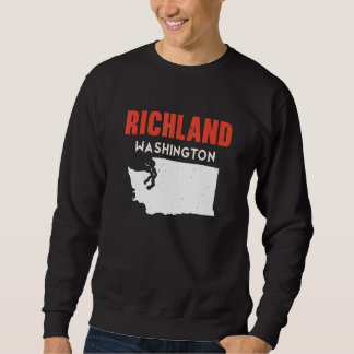 Richland Washington USA State America Travel Washi Sweatshirt