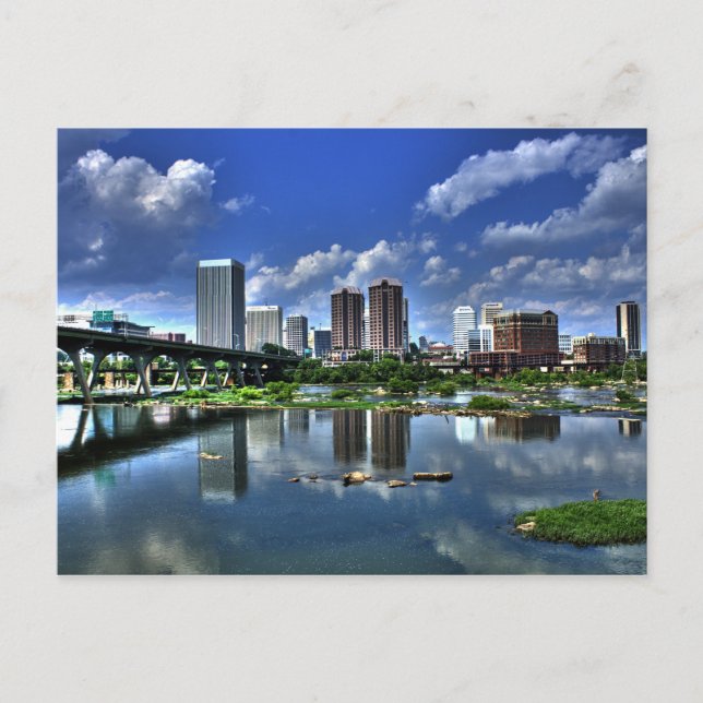 Richmond am Fluss Postkarte (Vorderseite)