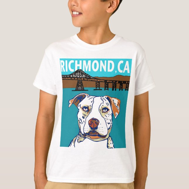 Richmond, CA-Köter T-Shirt (Vorderseite)