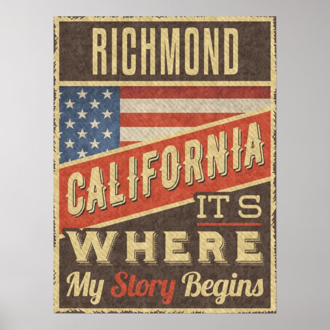 Richmond California Poster (Vorne)